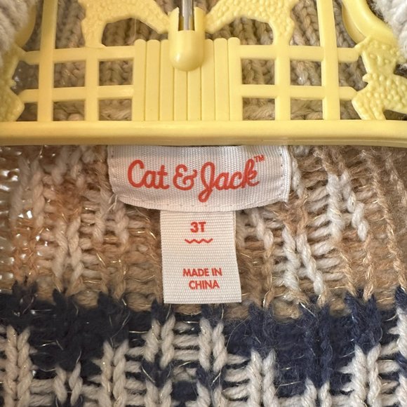 Cat & Jack 3T Cardigan Cozy Bohemian Casual - Picture 4 of 4